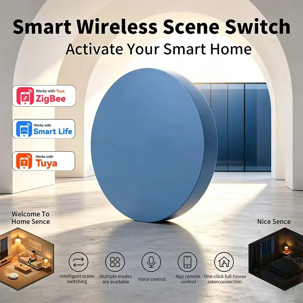 Smart Relay Tuya - Zigbee Akıllı Sahne Düğmesi Tuya Smart