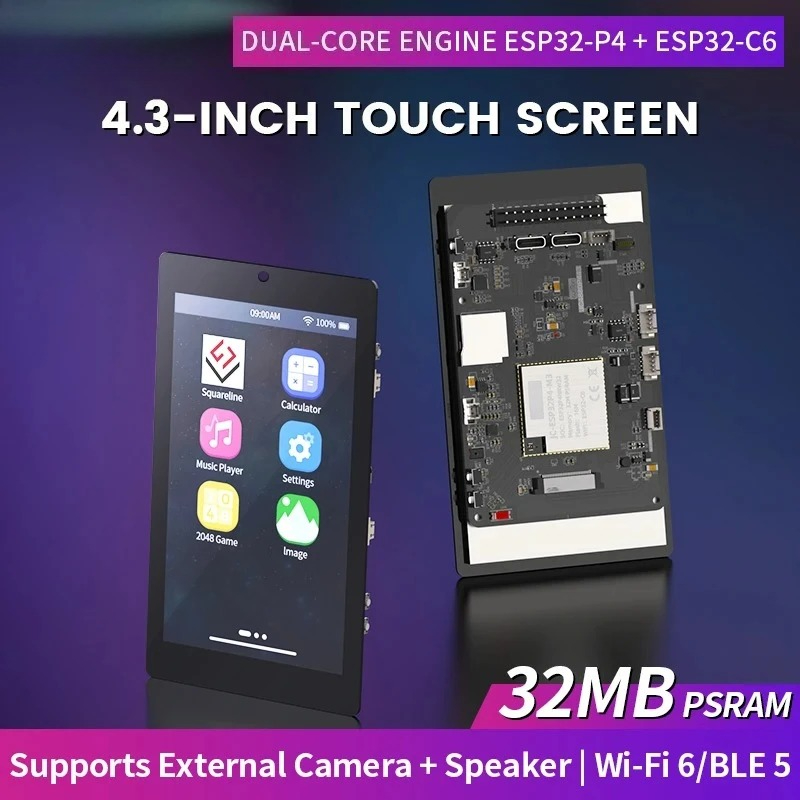 Smart Home Module Iot - 4.3 inç 480x800 IPS Kapasitif Dokunmatik