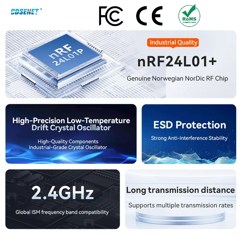 2 adet nRF24L01+ PA LNA 2.4GHz - Smart Home Module Iot incelemesi ve fiyatı