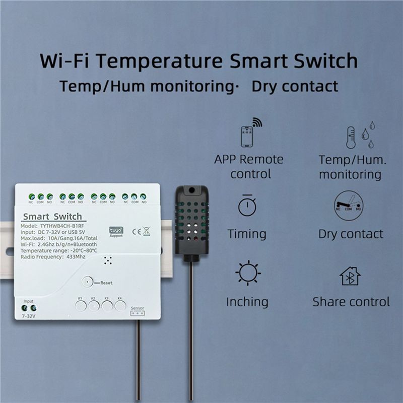 ABQU Tuya WiFi 4 Kanallı Akıll - Tuya 4 Channel incelemesi ve fiyatı